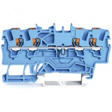 Durchgangsklemme WAGO TopJob-S 1.5mm² 4L blau Serie 2201 - 1 Stück