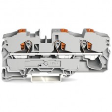 Durchgangsklemme WAGO TopJob-S 16mm² 3L grau Serie 2216 - 1 Stück