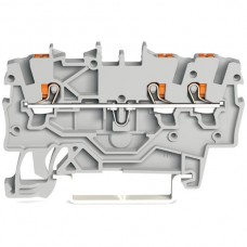 Durchgangsklemme WAGO TopJob-S 1mm² 3L grau Serie 2200 - 1 Stück