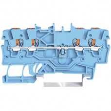 Durchgangsklemme WAGO TopJob-S 1mm² 4L blau Serie 2200 - 1 Stück