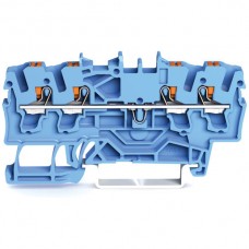 Durchgangsklemme WAGO TopJob-S 2.5mm² 4L blau Serie 2202 - 1 Stück