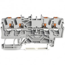 Durchgangsklemme WAGO TopJob-S 2.5mm² 4L grau Serie 2202 - 1 Stück