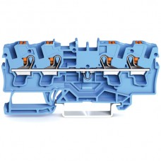 Durchgangsklemme WAGO TopJob-S 4mm² 4L blau Serie 2204 - 1 Stück