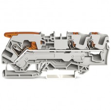 Durchgangsklemme WAGO TopJob-S 6mm² 3L grau Serie 2106 - 1 Stück