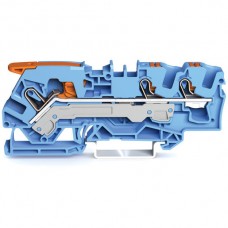 Durchgangsklemme WAGO TopJob-S 6mm² 3L blau Serie 2106 - 1 Stück