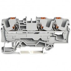 Durchgangsklemme WAGO TopJob-S 6mm² 3L grau Serie 2206 - 1 Stück