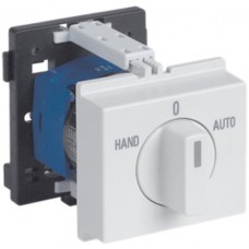 EB-Drehschalter K+N 2/2L mit Gravur: Hand-0-Automat