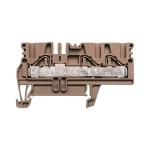 Durchgangs-Reihenklemmen, 4 mm²