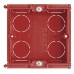 UP-Dose Batibox 2M rot anreihbar universal Ø67/T60mm für Mosaic