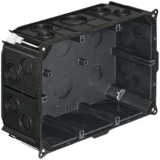 Hohlwanddose HSB Ideal Gr.3x2 schwarz