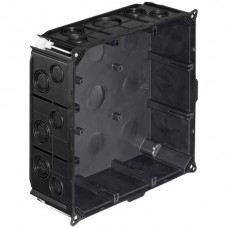 Hohlwanddose HSB Ideal Gr.3x3 schwarz