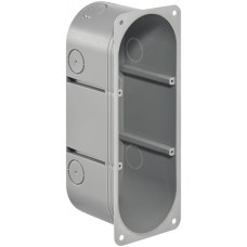 Hohlwanddose HSB Basic Gr.3×1 grau mit Flansch