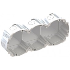 Hohlwanddose Agro 3x1 ø83mm weiss halogenfrei Quickbox H1