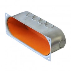 UP-Dose,Eisenblech,3x1,T60mm Renfer,182x62mm,Flansch UP-Dose,Eisenblech,3x1,T60mm Renfer,182x62mm,Flansch