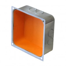 UP-Dose,Eisenblech,2x2,T50mm Renfer,115x115mm,Flansch UP-Dose,Eisenblech,2x2,T50mm Renfer,115x115mm,Flansch
