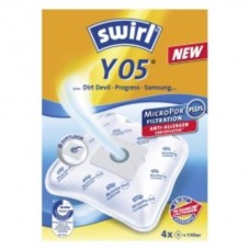 Swirl Staubsaugerbeutel Trisa Anti-Allergen 9402,9055.Edel,9401,9403, 4+1