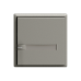 Universaltaster 1x1 für Steckverbinder EDIZIOdue mit Papiereinlage und LED,F