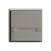 Universaltaster 1x2 für Steckverbinder EDIZIOdue mit Papiereinlage und LED,F