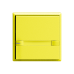 Universaltaster 1x2 für Steckverbinder EDIZIOdue mit Papiereinlage und LED,F