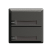 Universaltaster 2x1 für Steckverbinder EDIZIOdue mit Papiereinlage und LED,F