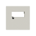 Frontplatte 2xRJ45 EDIZIOdue R+M swissline