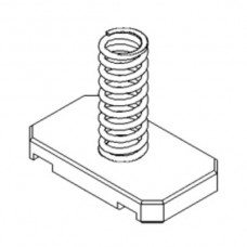 Federmutter Lanz M6 Stahl verzinkt, für C-Profil 48x26mm