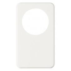 Abdeckplatte,2x1,146x86,weiss blind+Ø58mm