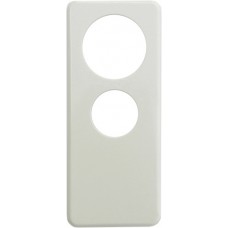 Abdeckplatte,3x1,206x86,weiss blind+Ø43+58mm