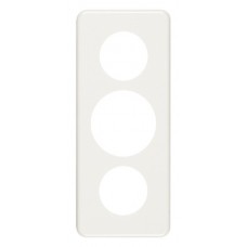 Abdeckplatte,3x1,206x86,weiss Ø43+58+43mm