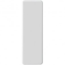 Abdeckplatte Silac 4x1 266x86 weiss ungebohrt
