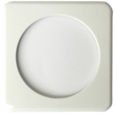 Abdeckplatte,1x1,106x106,weiss Gr.II,Ø78mm