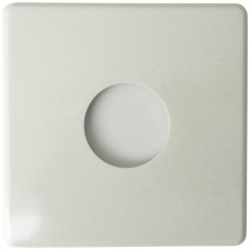 Abdeckplatte,1x1,126x126,weiss Gr.III,Ø43mm