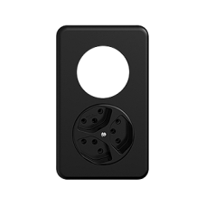 UP-Kombination STANDARDdue leer + 3xT13 schwarz senkrecht UP-Kombination STANDARDdue leer + 3xT13 schwarz senkrecht