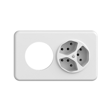 UP-Kombination STANDARDdue leer + 3xT13 weiss waagrecht UP-Kombination STANDARDdue leer + 3xT13 weiss waagrecht