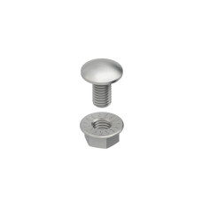 Flachrundkopfschraube M6x12mm tauchfeuerverzinkt - 100 Stück