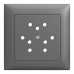 UP-Frontset,3xT12,EDIZIOdue 88x88mm,weiss