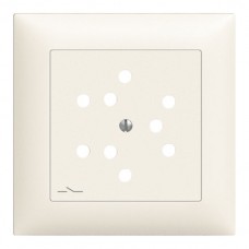 UP-Frontset,3xT12/1,EDIZIOdue 88x88mm,weiss