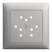 UP-Frontset,3xT12/1,EDIZIOdue 88x88mm,weiss