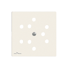 Frontplatte,3xT12/1,EDIZIOdue 60x60mm,F