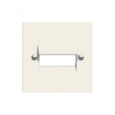 Frontplatte 2xRJ45 ITplus weiss EDIZIOdue