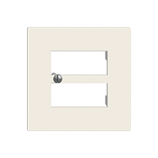 Frontplatte 4xRJ45 EDIZIOdue R+M swissline