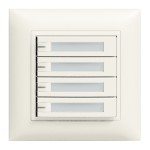 Taster, 12-48 V DC, 12-36 V AC, 1-50 mA, Schraubklemmen Taster, 12-48 V DC, 12-36 V AC, 1-50 mA, Schraubklemmen
