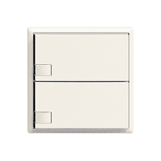 Universaltaster 2x1 für Steckverbinder EDIZIOdue ohne LED,F