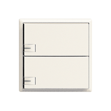 Universaltaster 2x1 für Steckverbinder EDIZIOdue mit LED,F