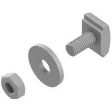 Hammerkopfschraube Lanz M10x20mm galvanisch/elektrolytisch verzinkt