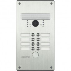 UP-Türstation,Farbvideo,2x4 Türsprechanlage Bticino,Serie Inox,IP54,IK08