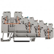 Initiatorenklemme 4P 2,5mm2 grau Wago