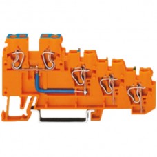 Initiatorenklemme 4P 2,5mm2 orange Wago