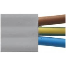 Flachkabel ecoline P3 Eca 3x2,5² hellgrau PVC