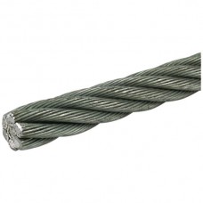 Stahlseil flexibel ELVATEC/DEHN 11.5mm (19×2.3mm) Ring à 20m Zinn galvanisiert